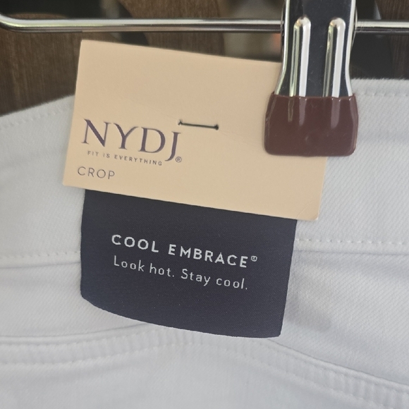 NYDJ Women's Crisp White Ankle Jeans - Picture 6 of 10